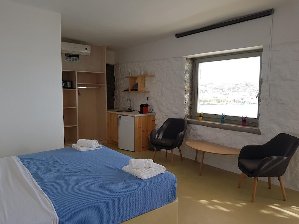 Mykonos Azure Aparthotel Pszarú Kültér fotó