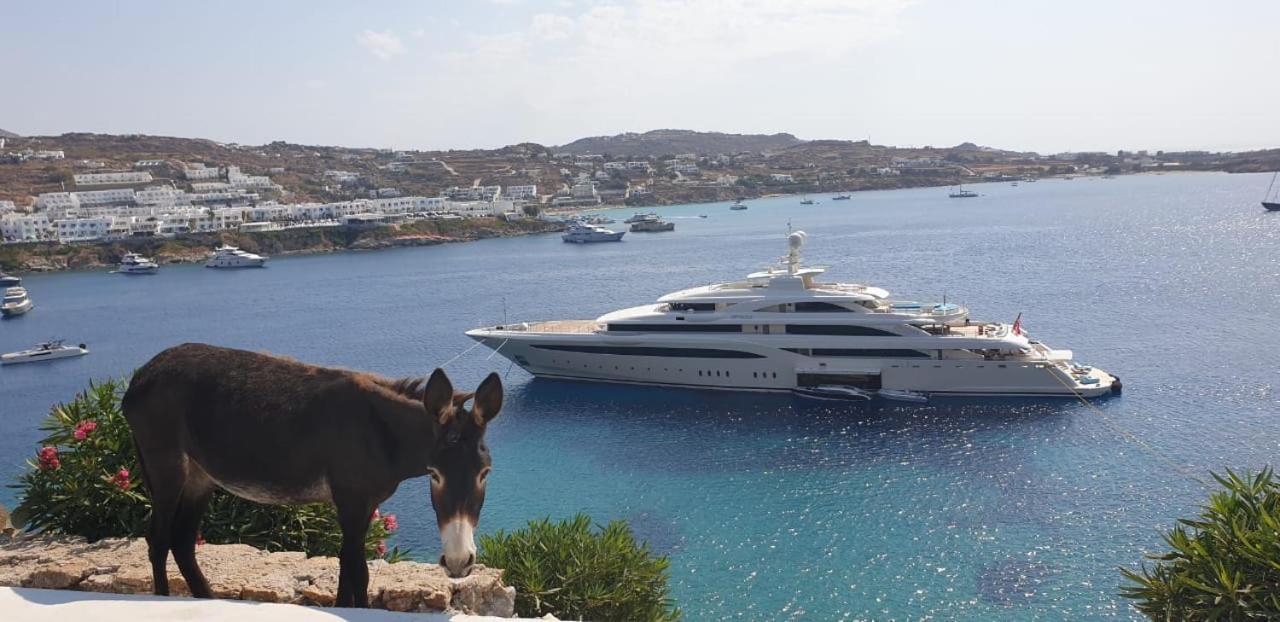 Mykonos Azure Aparthotel Pszarú Kültér fotó