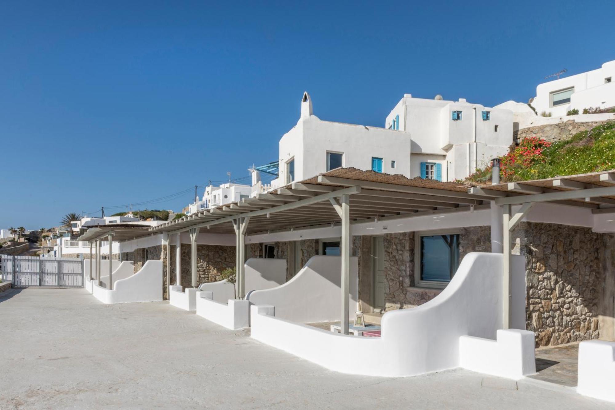 Mykonos Azure Aparthotel Pszarú Kültér fotó