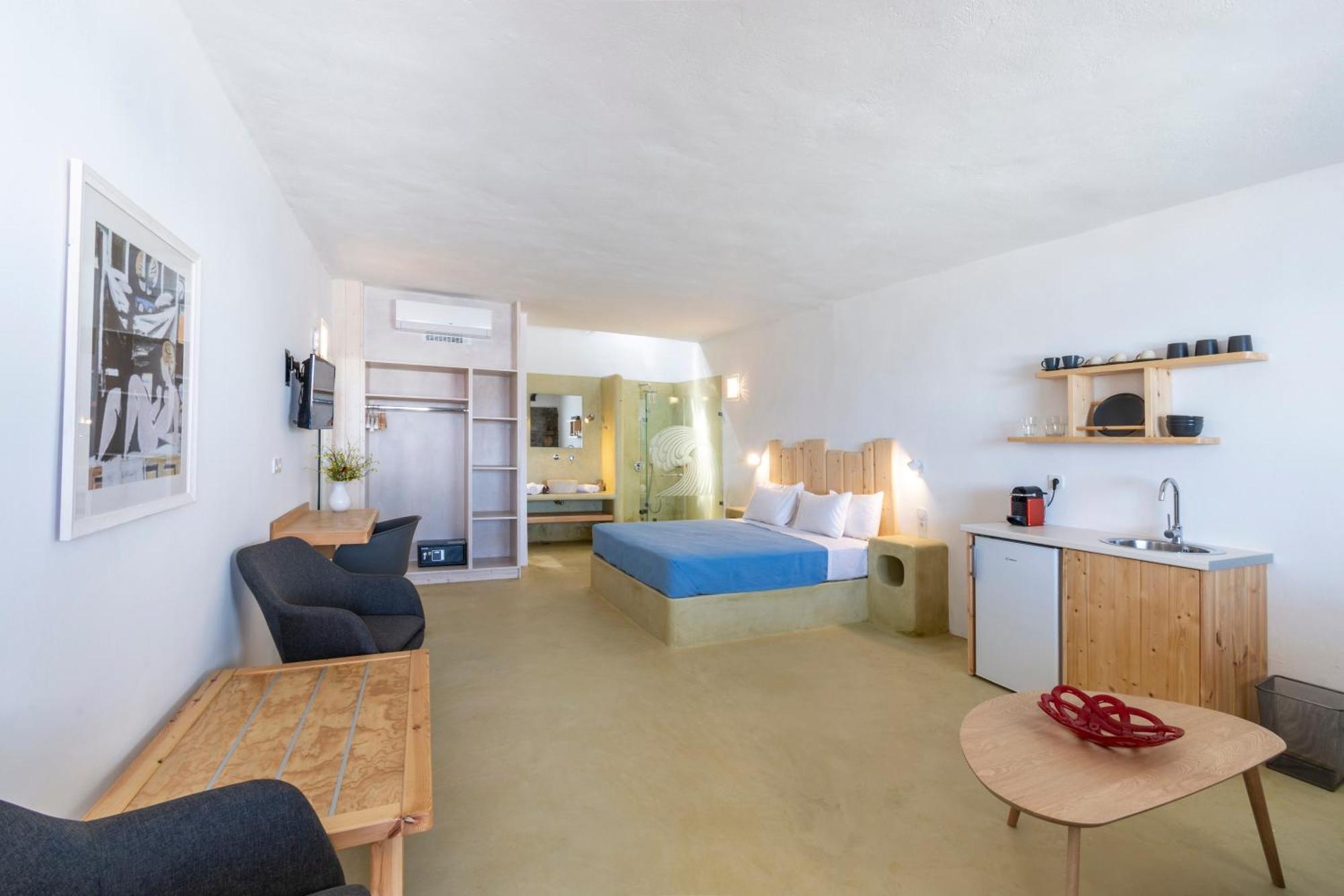 Mykonos Azure Aparthotel Pszarú Kültér fotó