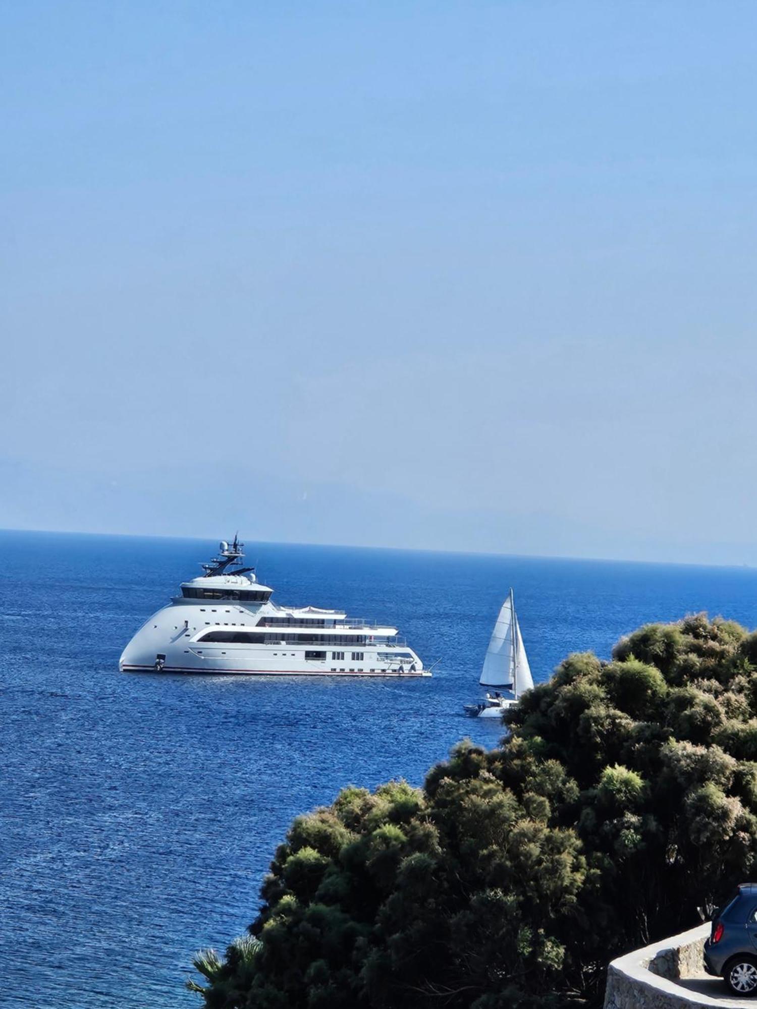 Mykonos Azure Aparthotel Pszarú Kültér fotó