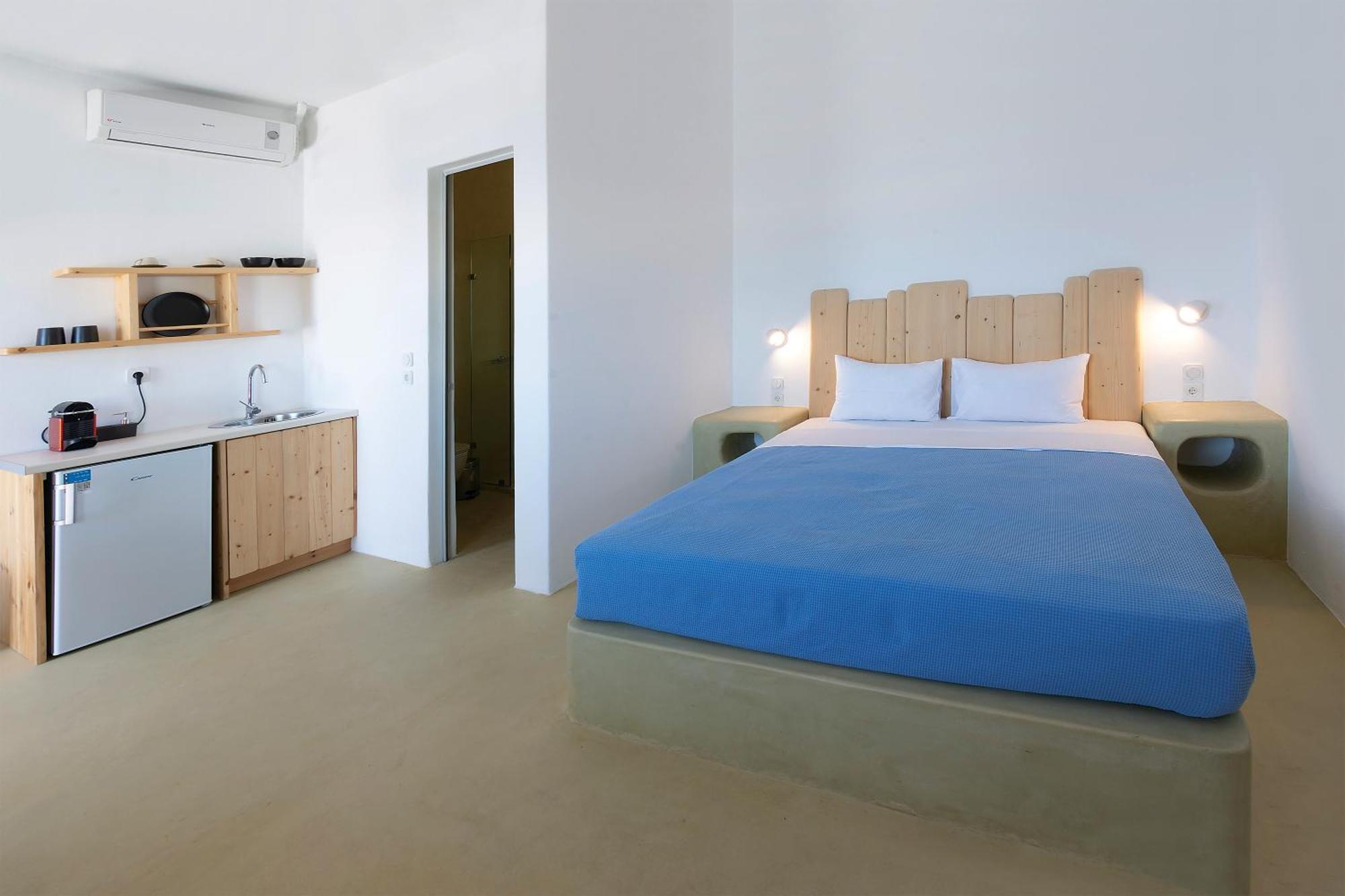 Mykonos Azure Aparthotel Pszarú Szoba fotó