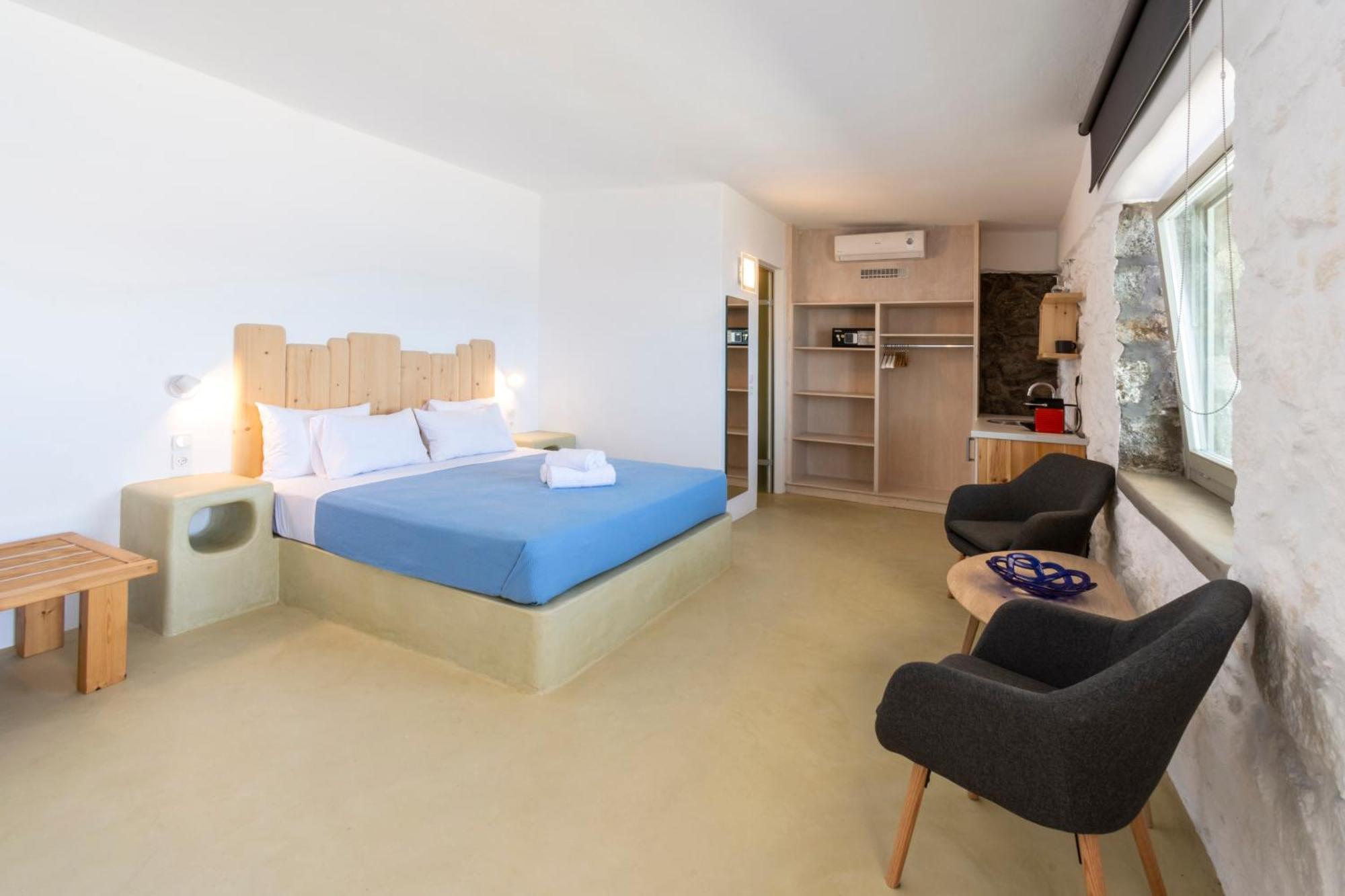 Mykonos Azure Aparthotel Pszarú Szoba fotó