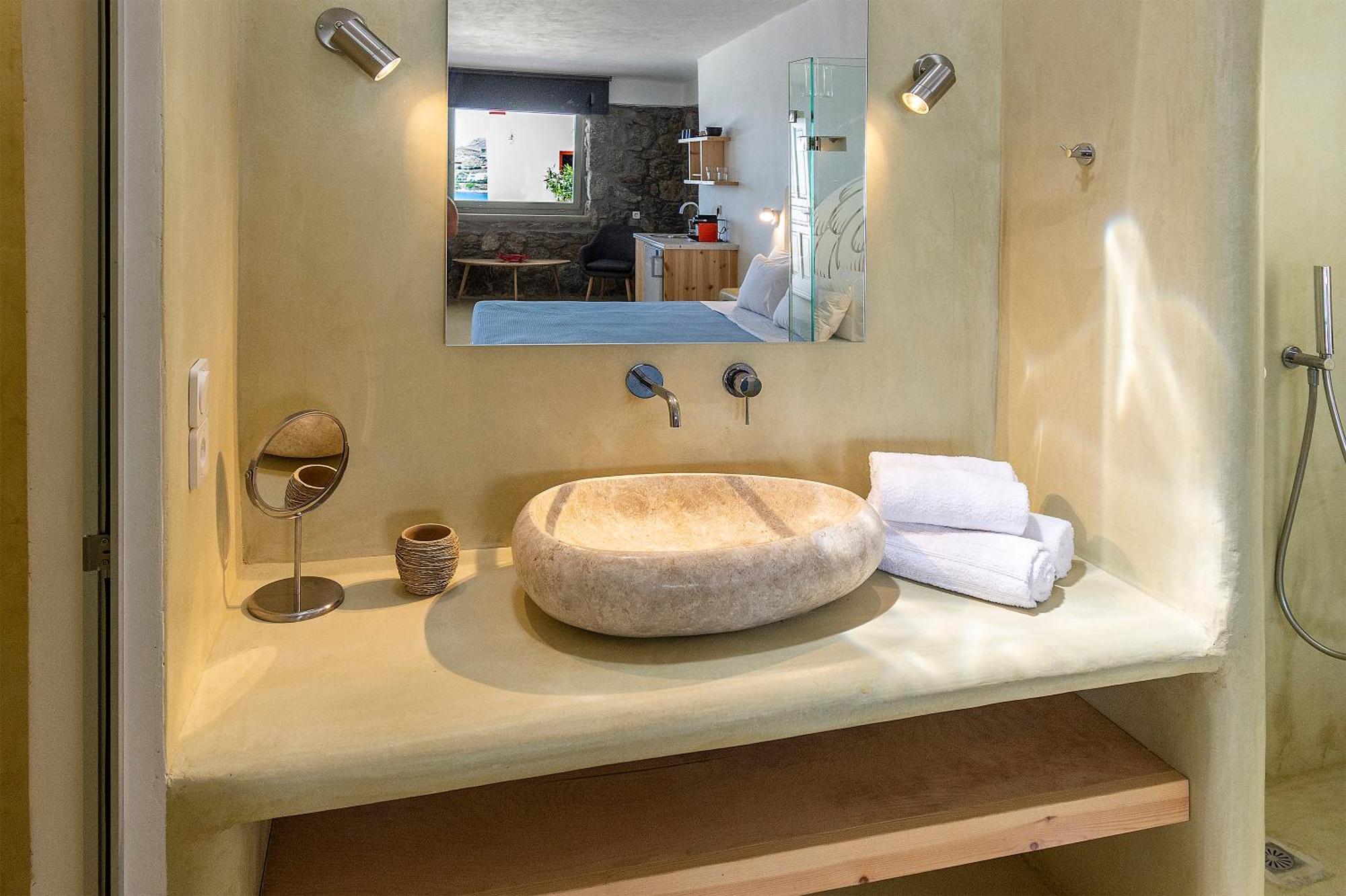 Mykonos Azure Aparthotel Pszarú Kültér fotó