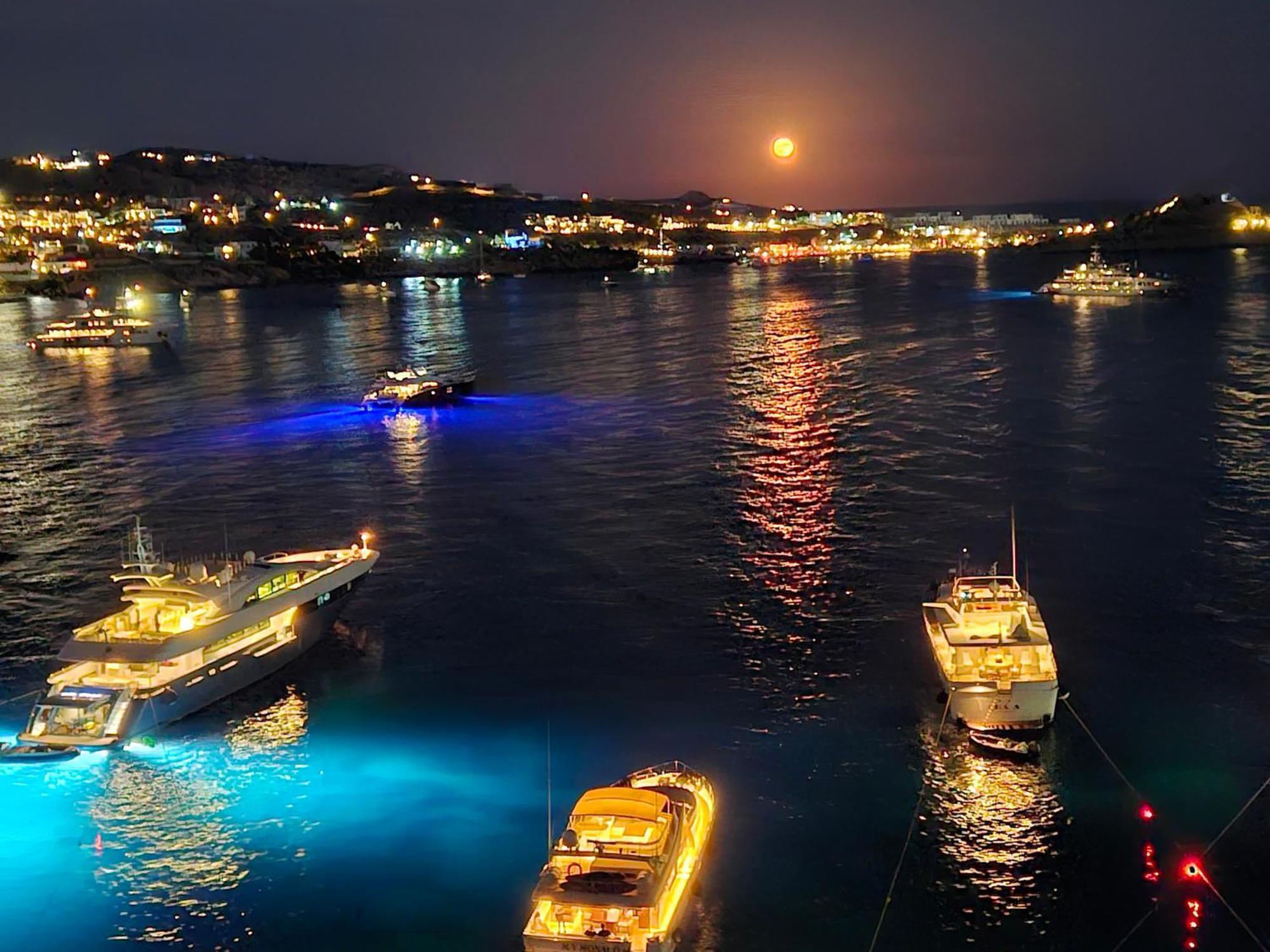Mykonos Azure Aparthotel Pszarú Kültér fotó