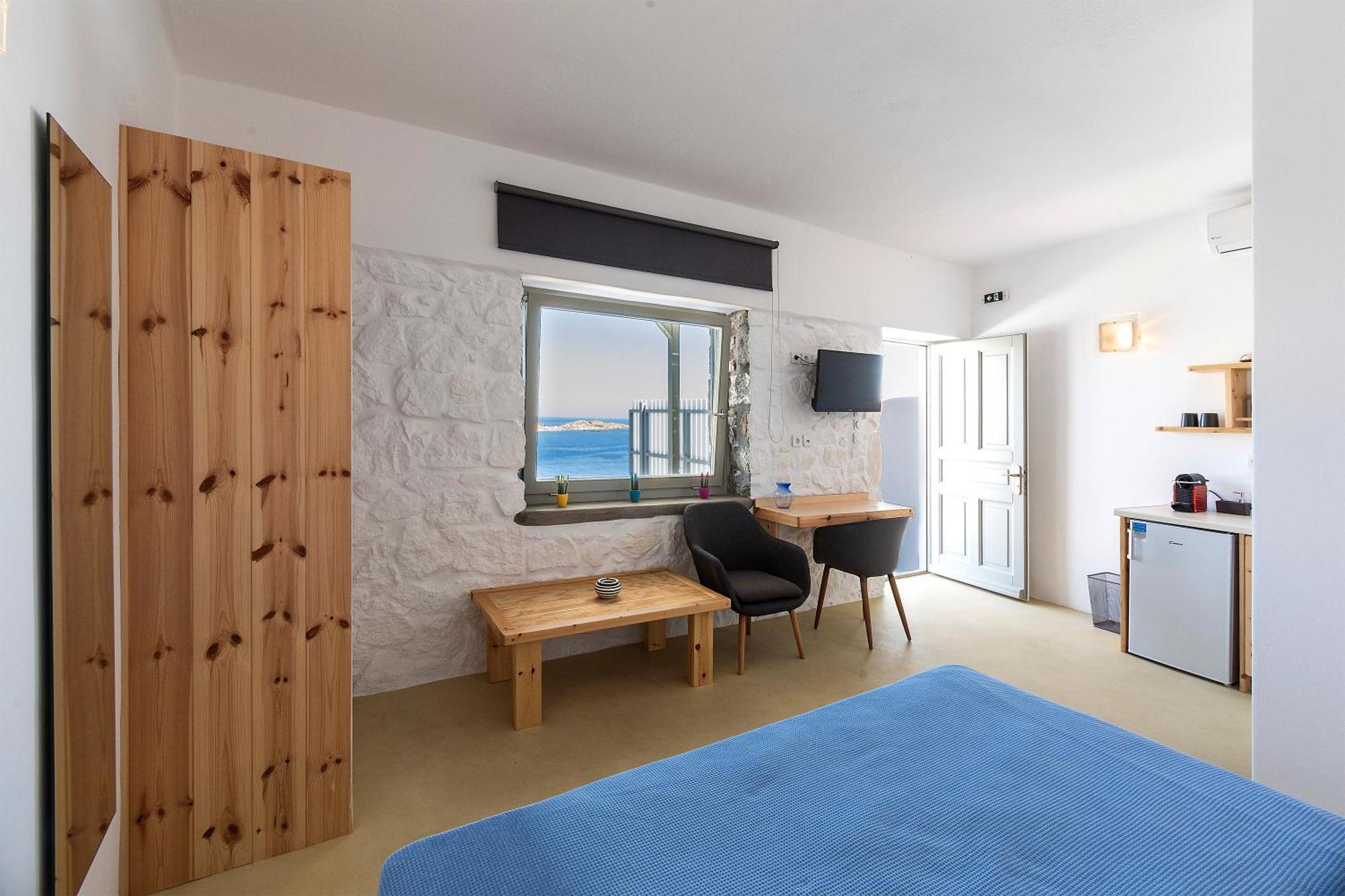 Mykonos Azure Aparthotel Pszarú Kültér fotó