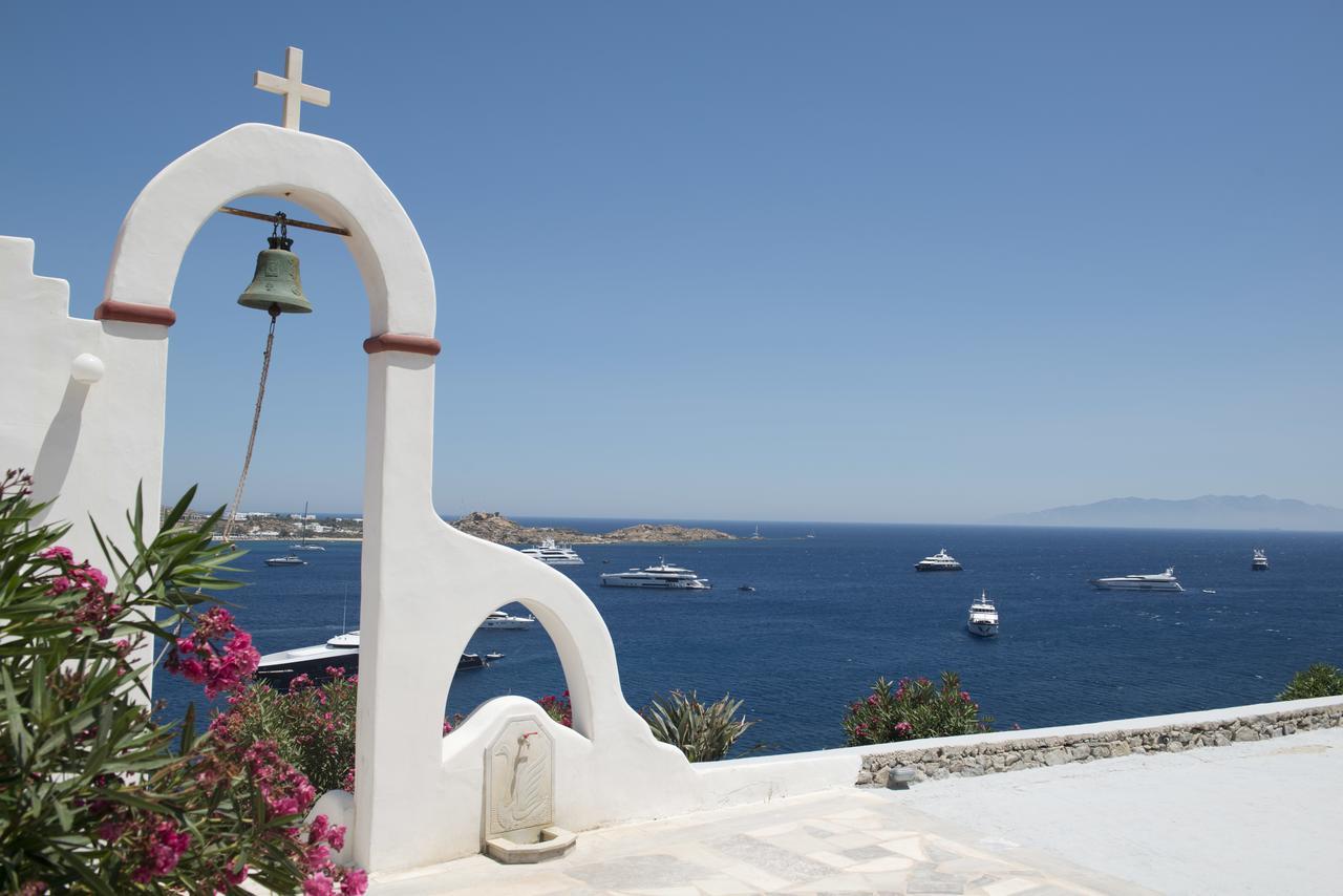 Mykonos Azure Aparthotel Pszarú Kültér fotó