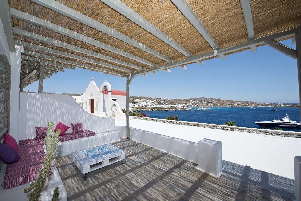 Mykonos Azure Aparthotel Pszarú Kültér fotó