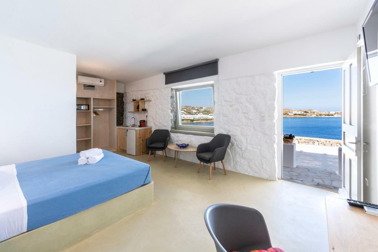 Mykonos Azure Aparthotel Pszarú Kültér fotó