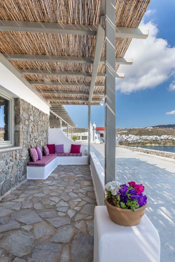 Mykonos Azure Aparthotel Pszarú Kültér fotó
